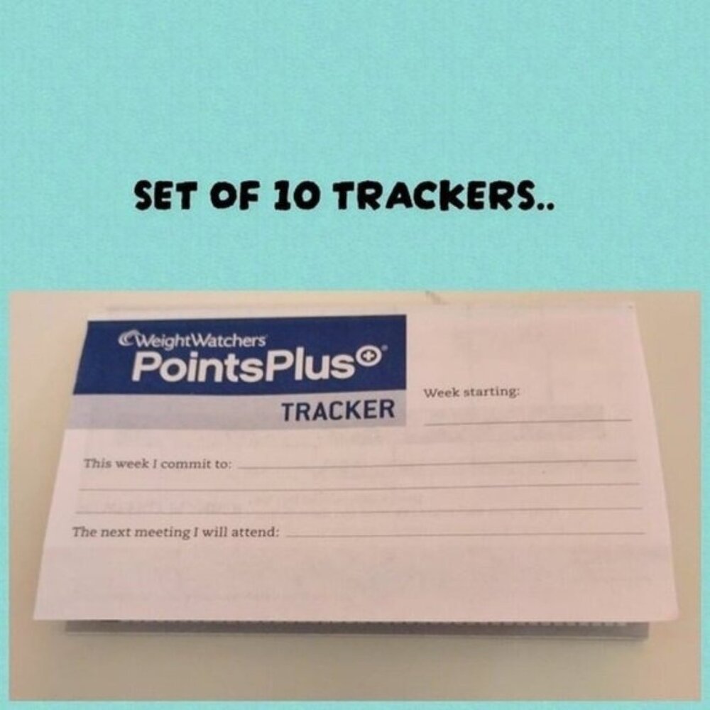 10 WEIGHT WATCHERS POINTS PLUS TRACKERS/PLANNERS-NEW - Picture 2 of 9